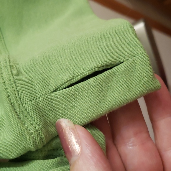 Cuddl Duds green top - Picture 3 of 4